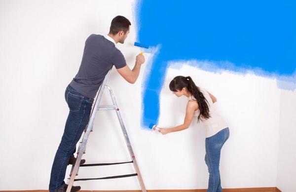 cách sơn lại nhà cũ