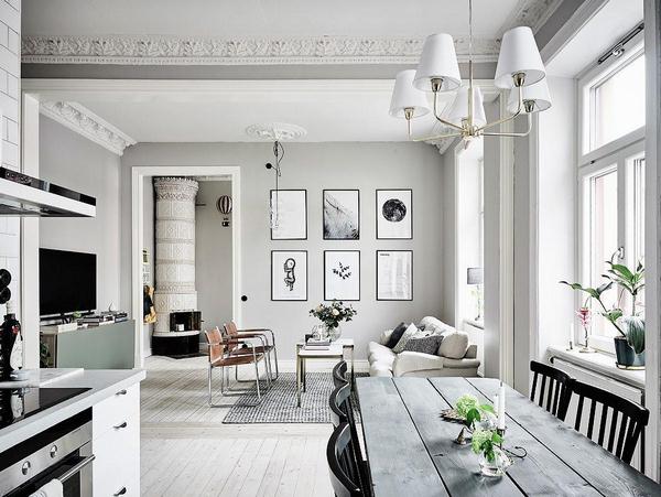 Sơn màu xám trắng tạo sự tinh tế cho căn nhà của bạn